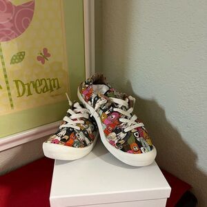 Sketchers “Bobs” Memory Foam Slip On Sneakers Size 8.5 #BOBS2